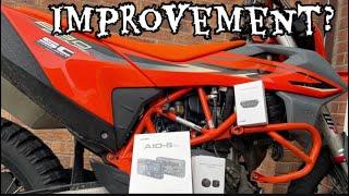 Making the KTM 690 Enduro better New screen . CHIGEE AI0-5