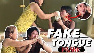 FAKE TONGUE PRANK KAY MAMA  THE AGUINALDOS