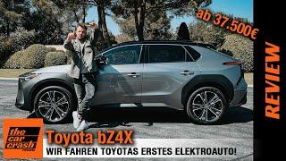 Toyota bZ4X im Test 2022 Wir fahren Toyotas erstes Elektroauto ab 37.500€ Fahrbericht  Review