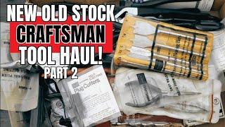 Massive Vintage New Old Stock Craftsman Tool Haul - NOS Estate Sale Auction- Part 2