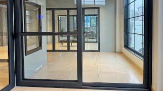 NCL VEKA  UPVC  GREY COLOR  3 TRACK SLIDING DOORS & WINDOWs 