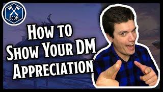 Appreciate Your DM  Dungeons and Dragons 5e  Dungeon Master Tips #shorts