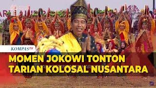 Jokowi Saksikan Tarian Kolosal Nusantara di Peringatan Hari Lahir Pancasila