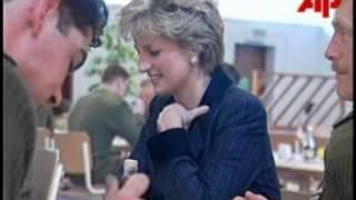 Princess Diana visits North Ireland