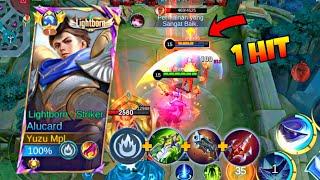 ALUCARD BEST 1 HIT BUILD 2024 TO RANK UP FAST  MLBB