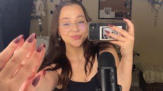 ASMR tapping on my vanity + whispers ft. yitahome
