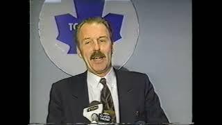 1992 Leafs Fire Tom Watt April 281992