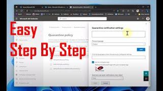 EASY Setup Microsoft 365 Email Quanantine Alert Notification