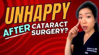 Unhappy After Cataract Surgery?  Common Reasons Why & What To Do About It