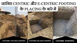 Difference Between Centric And E Centric Footing  Eccentric Footing  By Civil Guruji