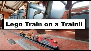 Lego Train Journey on a Train