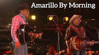 George Strait - Amarillo By Morning  Feat. Alan Jackson Live From AT&T Stadium 2014 Version