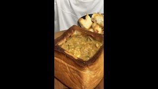 Make curry pot bread with leftover ramen soup #shorts #food