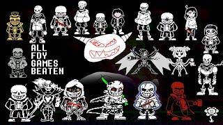 Undertale fangames ALL FDY GAMES BEATEN NO DEBUGINF HP NO CHEATING