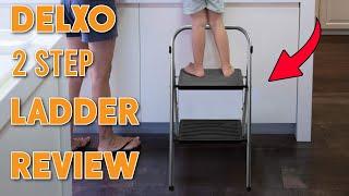 Delxo 2 Step Ladder Folding Step Stool Review - Perfect Accessory for Your Home?