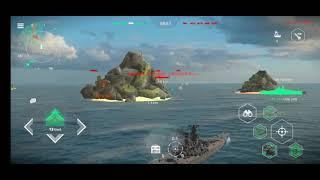 IJN YAMTO VS USS MISSOURI  MODERN WARSHIPS  gameplay yamato