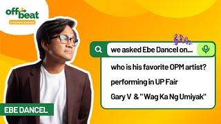 Ebe Dancel talks about Gary V and Wag Ka Nang Umiyak Zild cycling  Project Offbeat Podcast