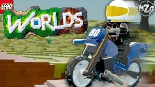 Building A Motorcycle Track - LEGO Worlds Building and Creating