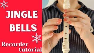 How to play jingle bells by recorder  recorder tutorial