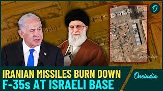 Iran’s Missile Barrage Burn Down F-35 Hangars At Israeli Base Satellite Images Show Destruction