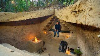 Girl Living Off Grid Built the Most Amazing Underground Shelter to Stay in the Wild