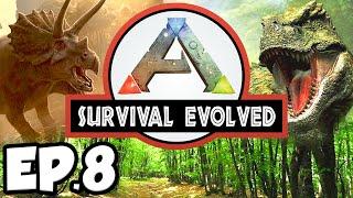 ARK Survival Evolved Ep.8 - DINOSAURS ATTACK