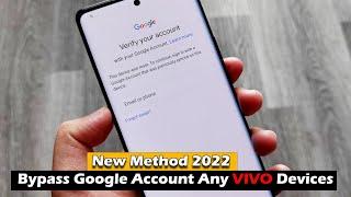 New Method 2022  Bypass Google Account Any VIVO Devices