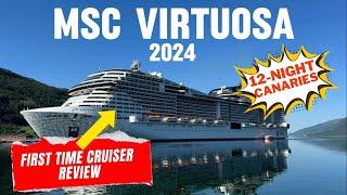 MSC Virtuosa 2024  First Time Cruiser Review  Hints and Tips  Canaries 12-Night Cruise