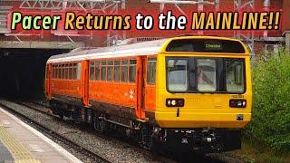 Mainline RETURN of the Pacer Train 142003 at Walsall Station