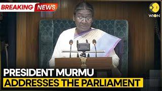 Parliament Session 2024 Indian President Droupadi Murmus address to joint session of Parliament