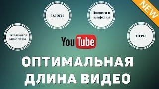 Оптимальная длина видео на YouTube. Какой длины делать видео?