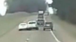 Road Rage Turns into Multi-vehicle Crash Caught On Camera  ABC News