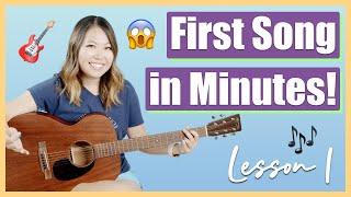 Guitar Lessons for Beginners Episode 1 - Play Your First Song in Just 10 Minutes 