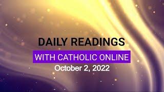 Daily Reading for Sunday October 2nd 2022 HD