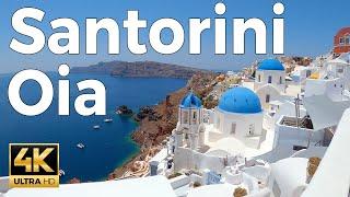 Oia Santorini Walking Tour 4k Ultra HD 60fps – With Captions