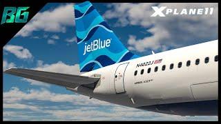 Blue Horizons - JetBlue Toliss A321 Neo  X-Plane 11 VATSIM