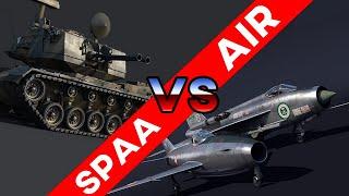 War Thunder Custom Battle SPAA vs PLANES