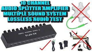 10 Channel Audio Interface  Audio Splitter Amplifier  Audio Splitter For Speakers  Audio Splitter