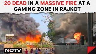 Rajkot TRP Game Zone Fire  20 Dead In Massive Fire At Gaming Zone In  Rajkot Rescue Ops On