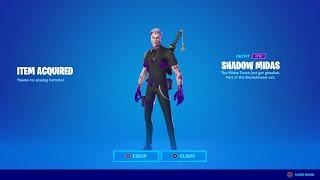 How To Get Shadow Midas Skin NOW FREE In Fortnite Unlock Shadow Midas Skin