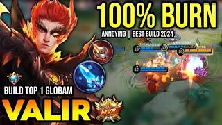 VALIR BEST BUILD 2024  BUILD TOP GLOBAL VALIR GAMEPLAY  MOBILE LEGENDS