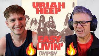 My Dad And I React To Uriah Heep - Easy Livin *First Time