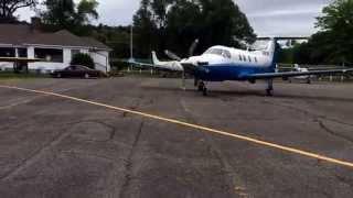 Pilatus PC-12 Landing and Shutdown