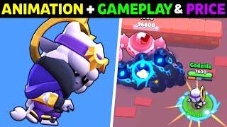 BRAWL STARS NIGHTMARE SANDY GAMEPLAY ANIMATION COST PIN & PLAYER ICON