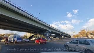 Rodando por la Avenida Costanera. Gobernador Ricardo Videla hacia el Norte. 09.06.2023