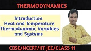 Thermodynamics- Introduction Heat Temperature Thermodynamic variables and systems