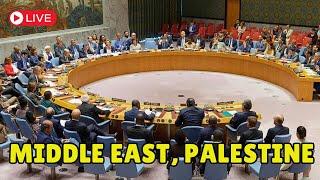 UN Security Council discusses Middle East Palestine