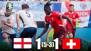 INGLATERRA ELIMINA A  SUIZA 1-1 5-3  REACCIÓN al partido  - EUROCOPA 2024