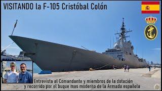 F-105 Cristóbal Colón Entrevista al Comandante del buque más moderno de la Armada Española. TRU