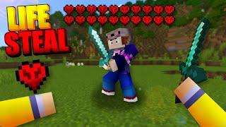 The BEST LIFE STEAL Addon in MCPE - Minecraft Bedrock Edition  Life Steal 